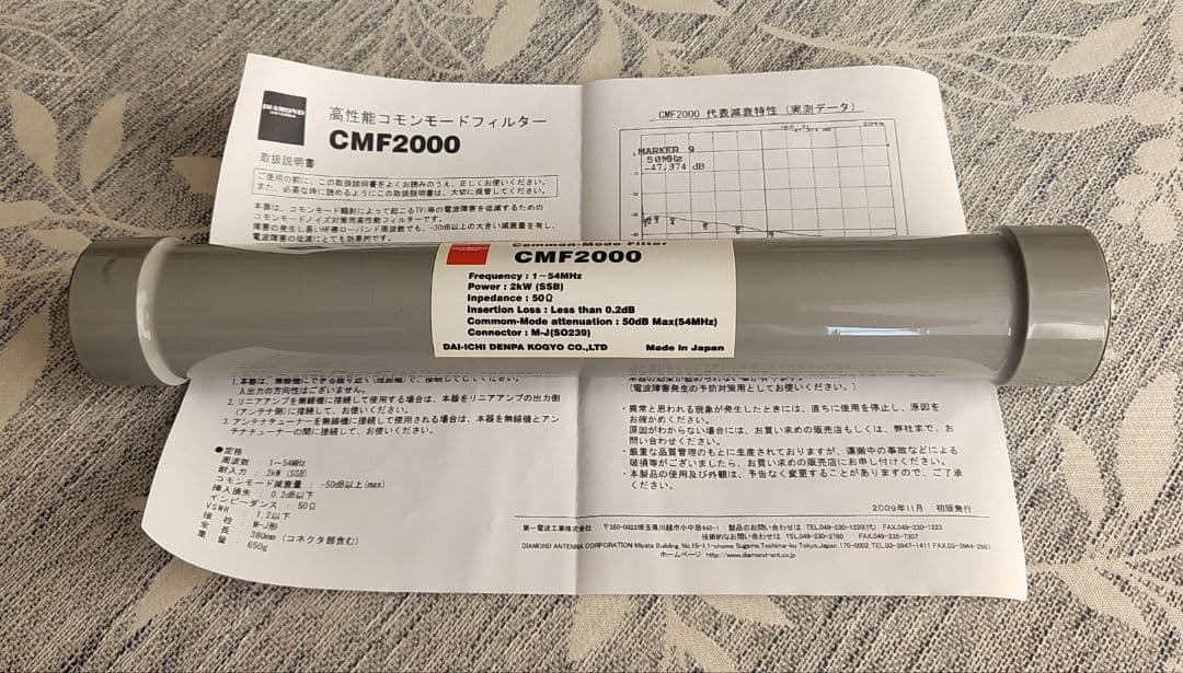 高性能　コモンモードフィルター　CMF2000