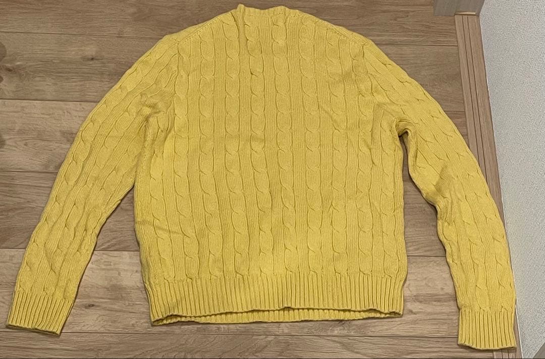 Polo Ralph Lauren イエロー ケーブルニット