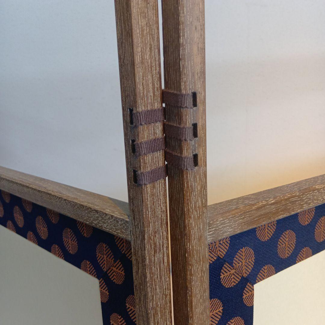 値下げ茶道具　風炉先屏風　網代　美品