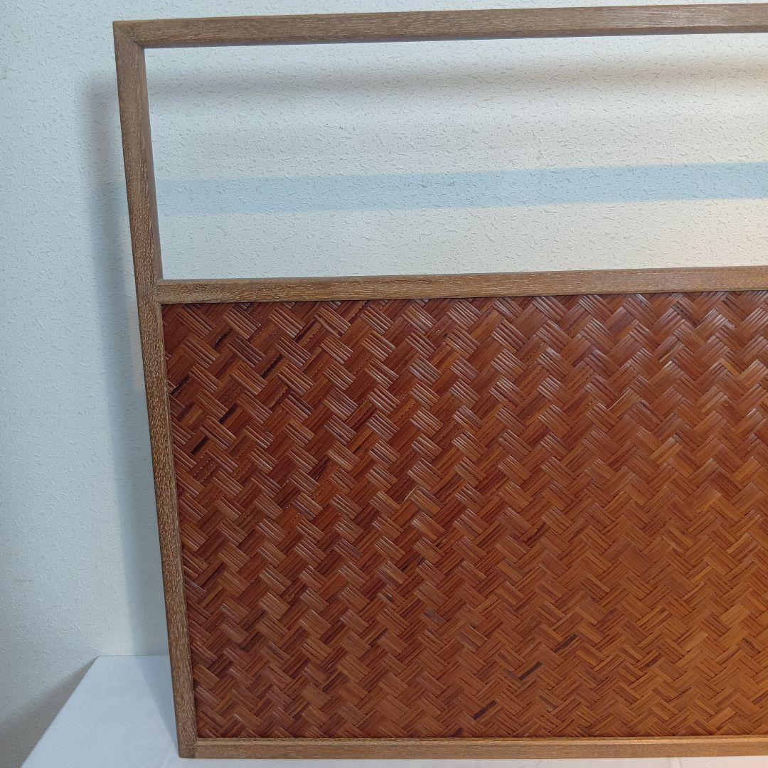 値下げ茶道具　風炉先屏風　網代　美品