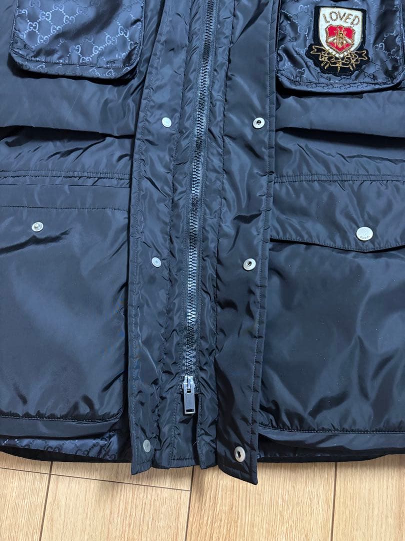 GUCCI グッチ　シグネチャー　ダウンジャケット　メンズ　XL 極美品　本物