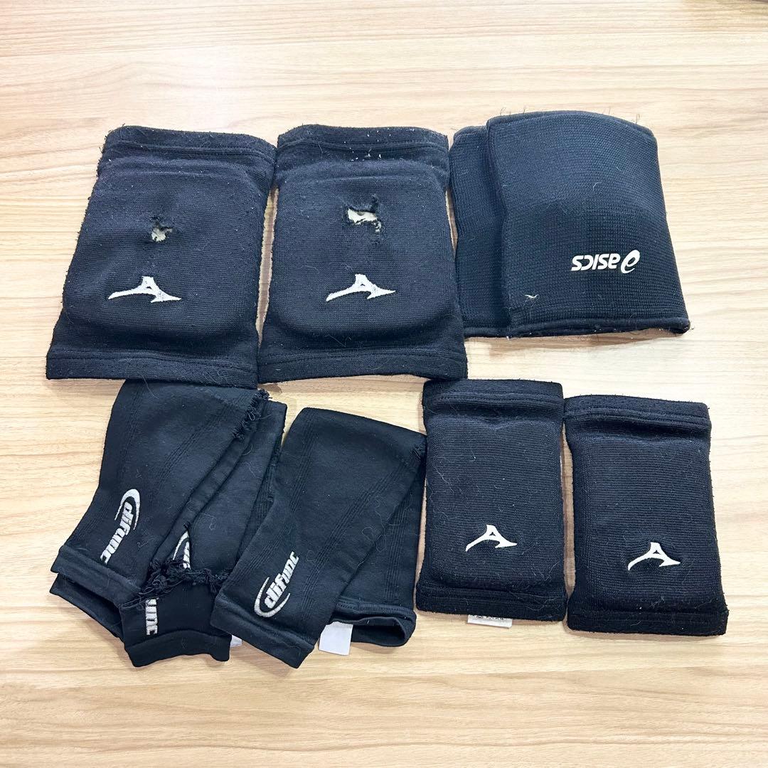 【送料込み】バレーボール ミズノ 肘サポ アシックス 膝サポ 子ども おまけ付き