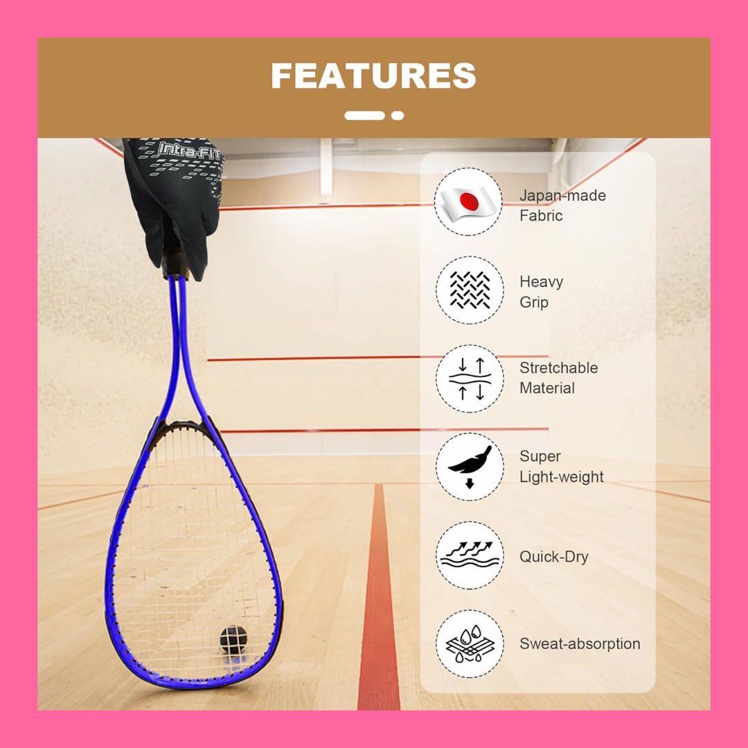 1点限り⭐️Intra-FIT テニスグローブ エクストラグリップ 左手用 M