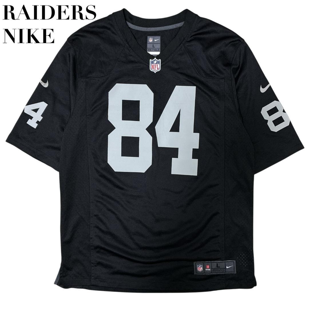 NIKE NFLレイダース 黒 L アメフト ゲームシャツ ユニフォーム 90s