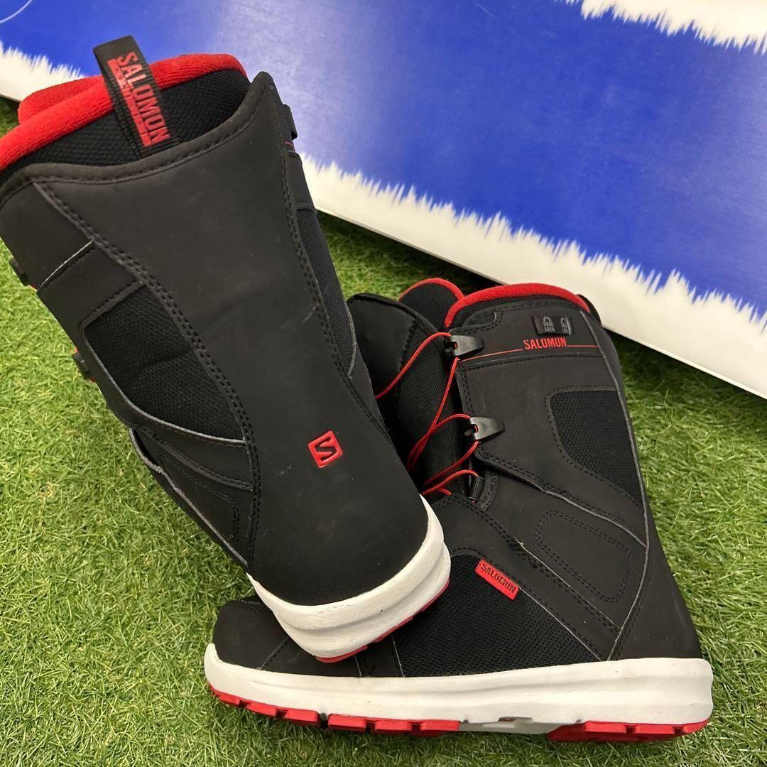 ブーツ無し‼️C025.5 SALOMON 149cm メンズスノーボードセット