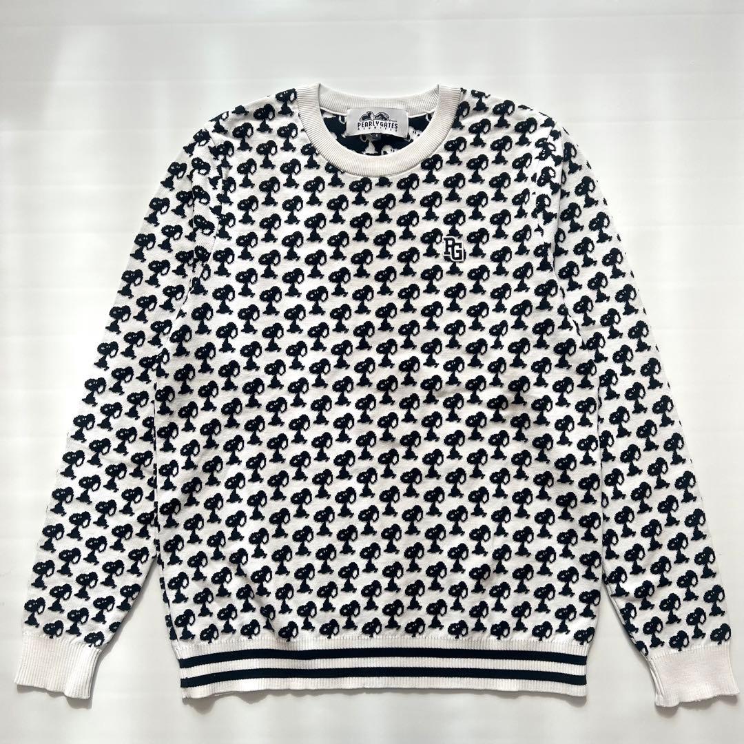 Pearly gates パーリーゲイツ　スヌーピー ニット　セーター　XL