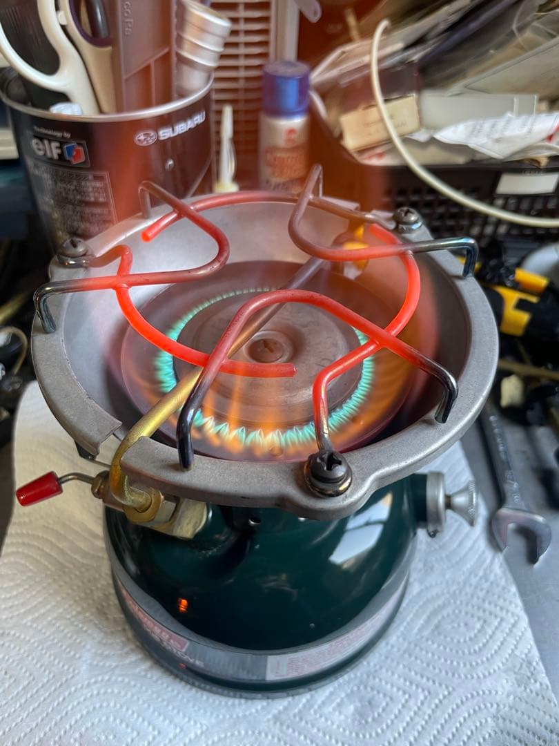 コールマン508ツーレバーストーブ改502