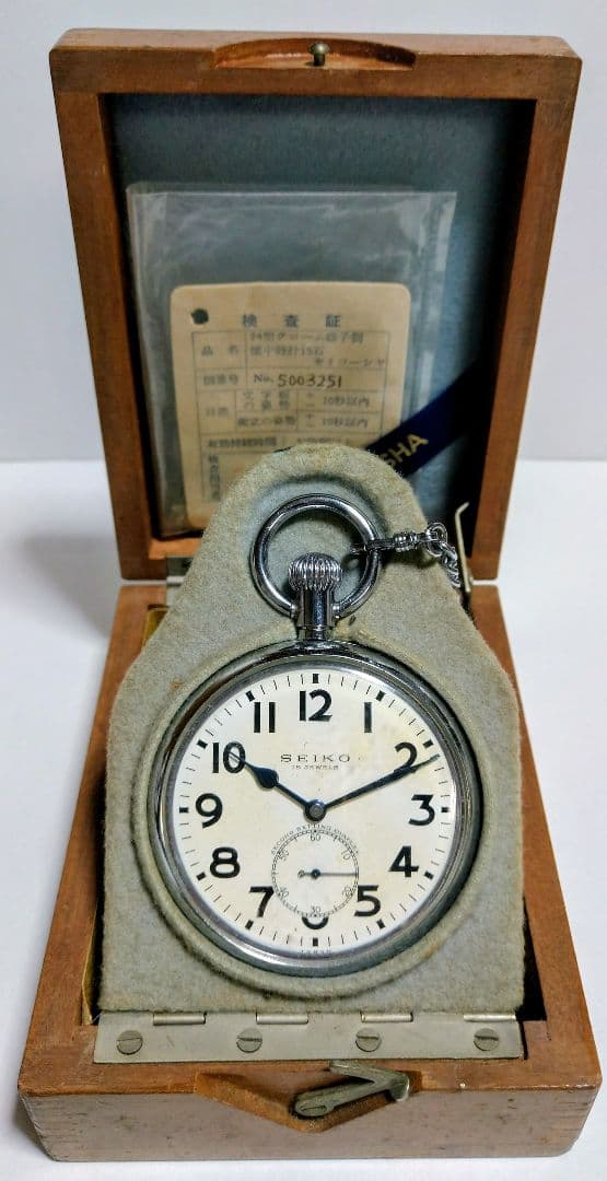 【ジャンク】SEIKOビンテージ15石懐中時計
