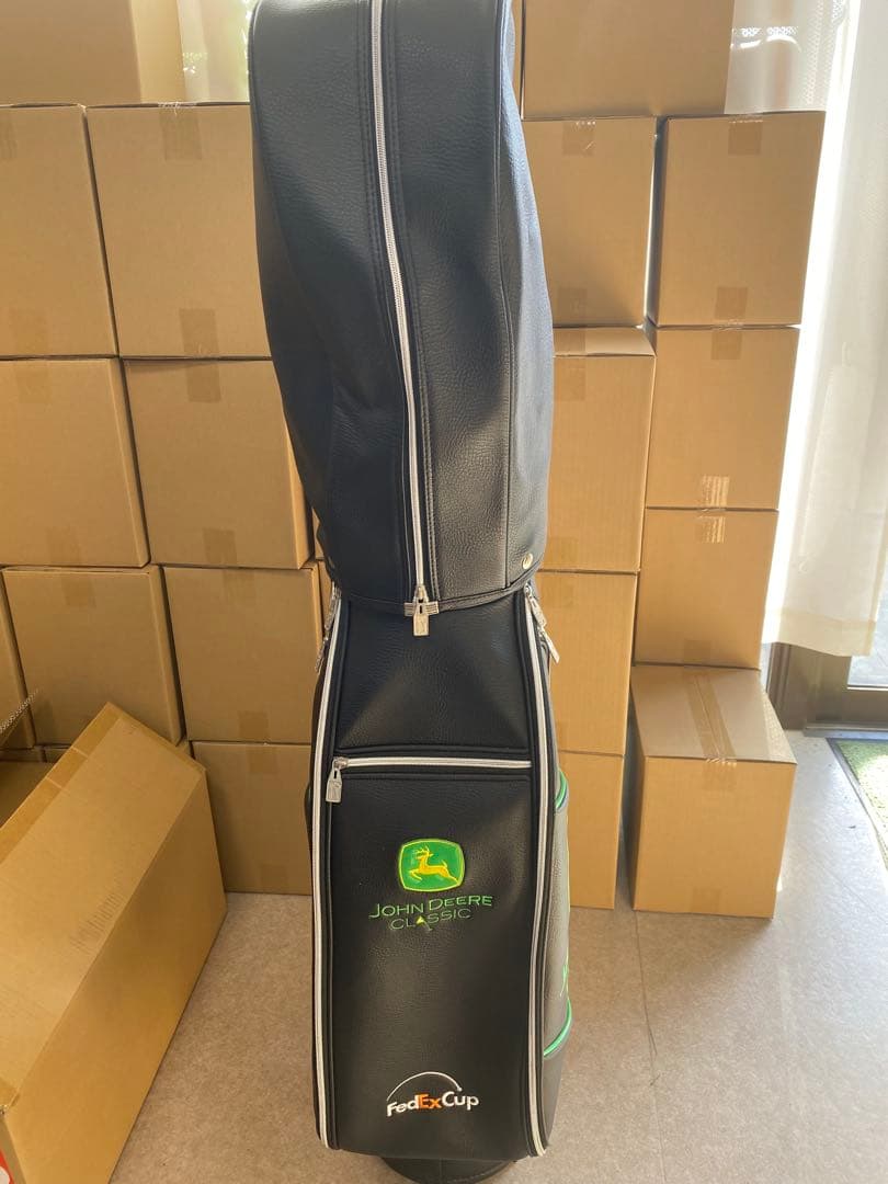ジョンディア キャディバッグ 黒/緑 FedExCup