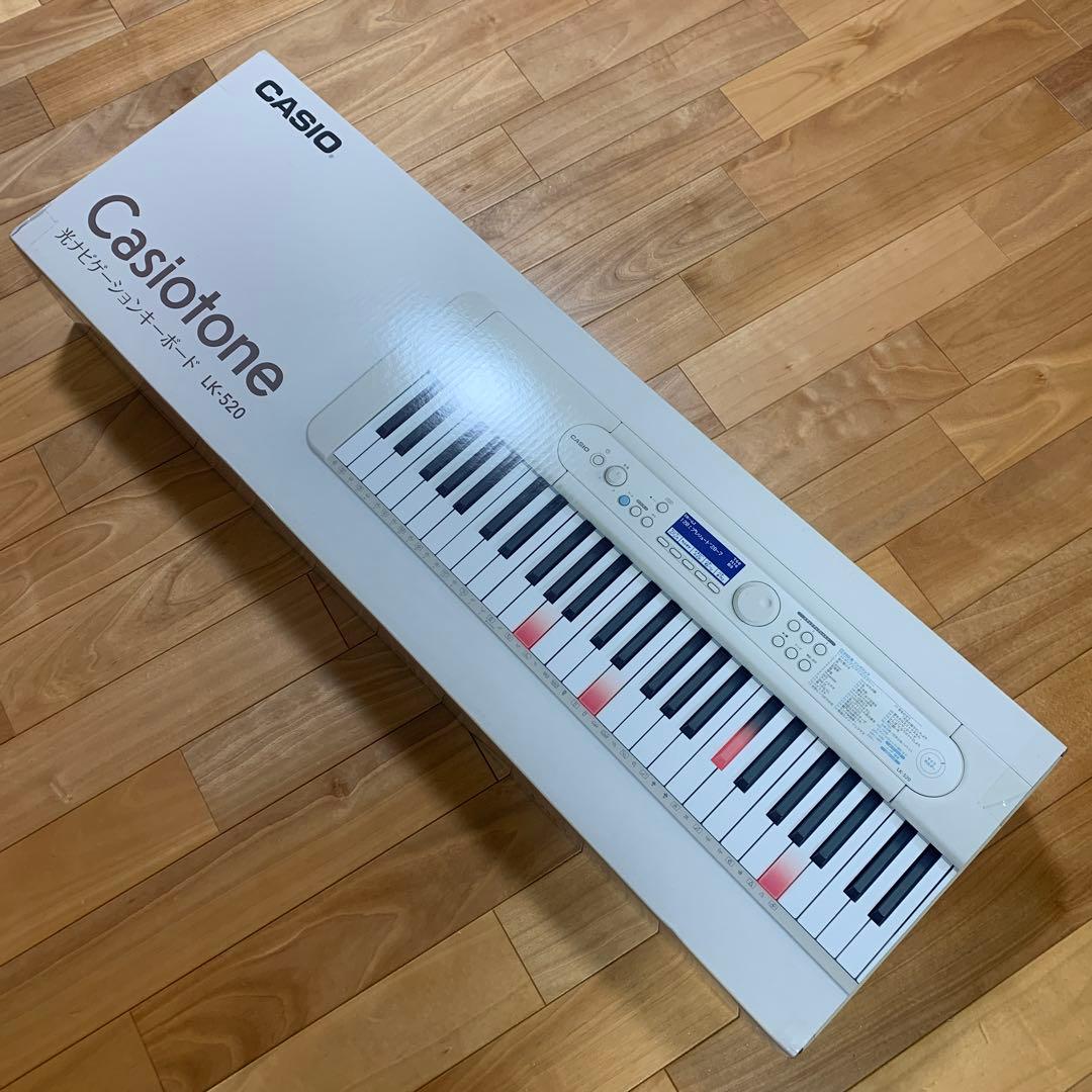 極美品★CASIO Casiotone 光ナビゲーションLK-520