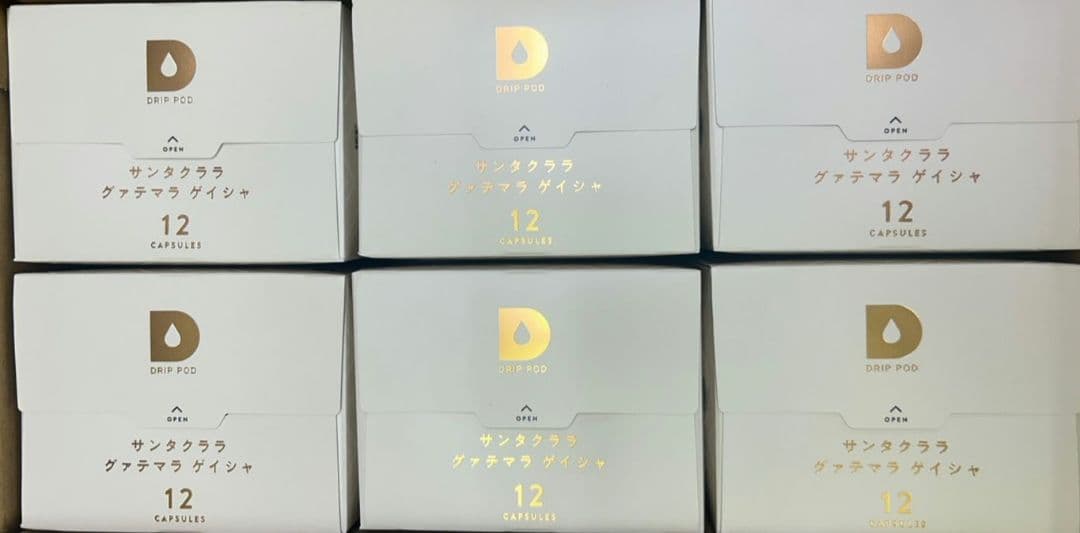 限定1セットのみ～UCC DRIPPOD　サンタクララ グァテマラゲイシャX6個