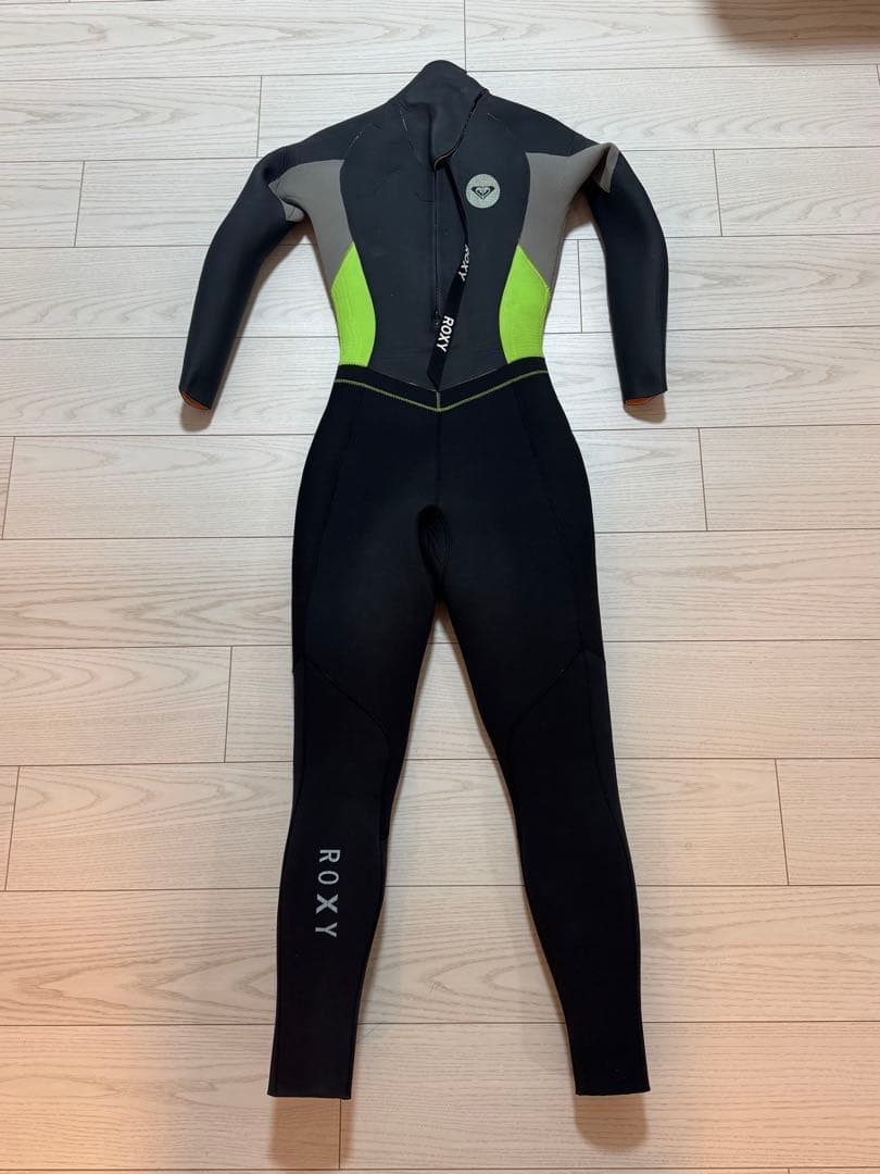 ROXY フルスーツ ブラック グレー グリーン　5mm Mサイズ