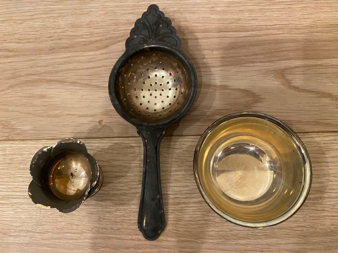 【WAKO】ティーストレイナー　アンティーク食器