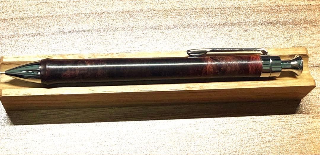 こぶた工房　サイアミーズローズウッド　変わり杢　シャープペンシル