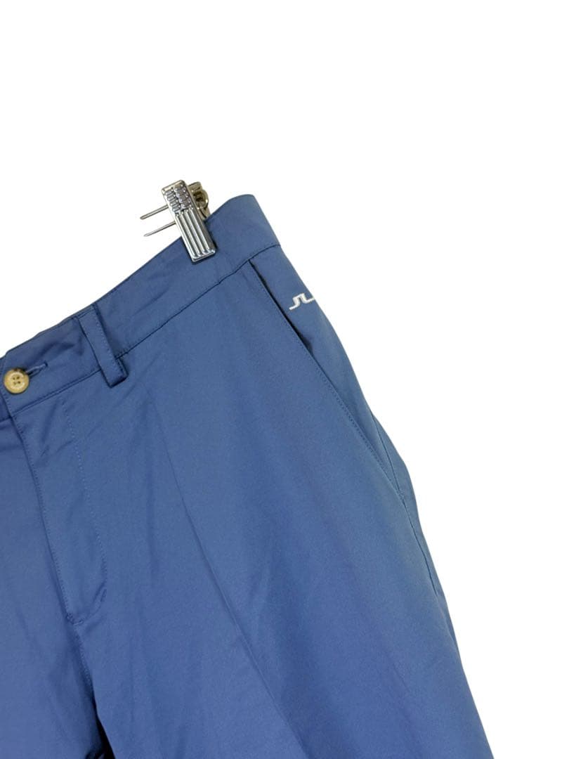 美品 J.LINDEBERG メンズゴルフパンツ W30 L34 ライトネイビー
