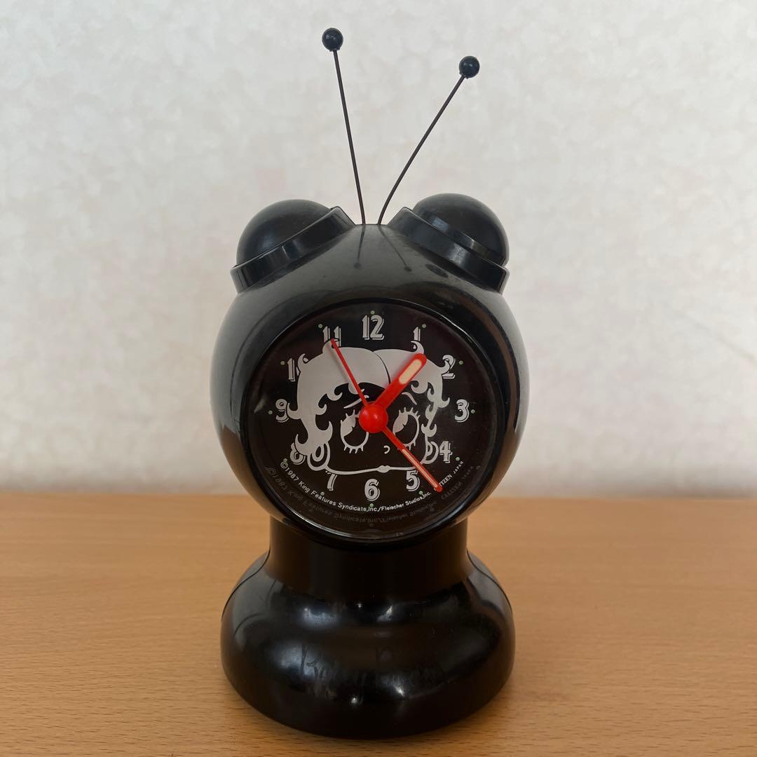 ベティーちゃん　目覚まし時計　シチズン