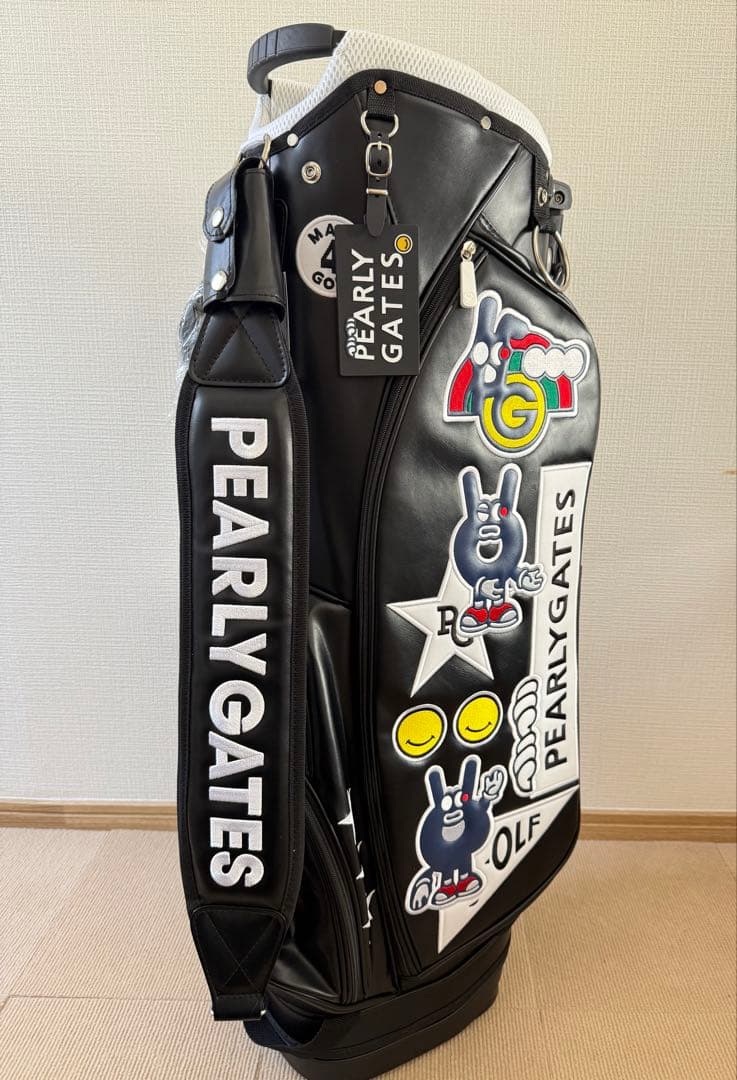 即日発送PEARLY GATES PG キャディバッグ ブラック スタンドタイプ