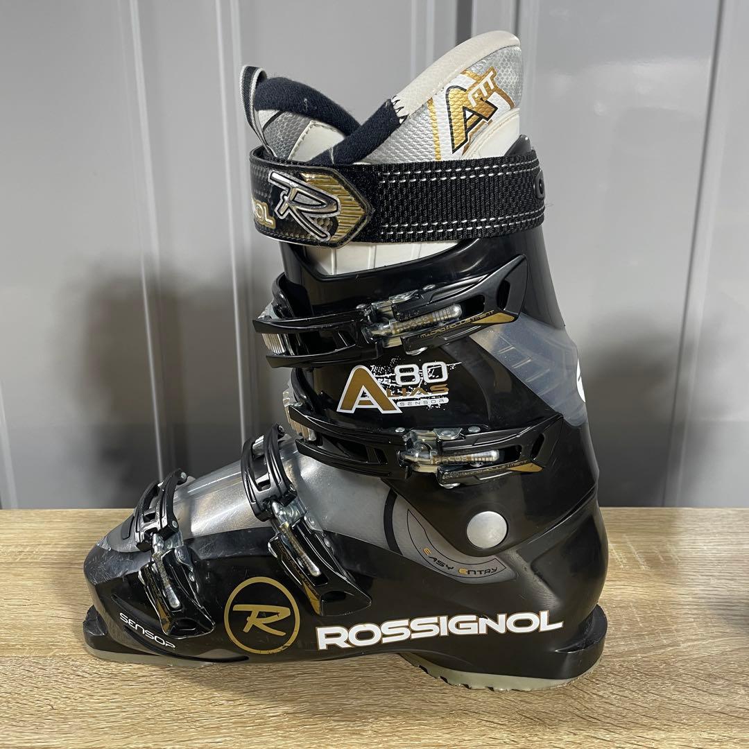 elan168cmROSSIGNOL27/27.5cmストック付きスキーセット