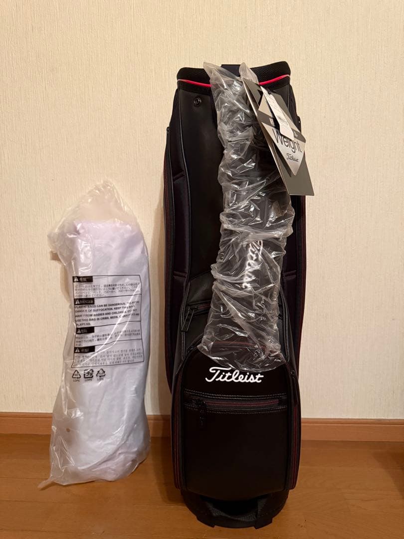 【新品未使用】Titleist ゴルフバッグ ブラック