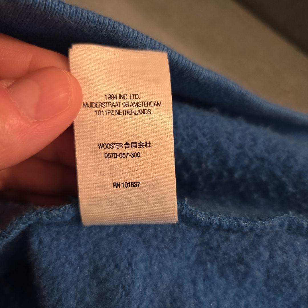 Supreme 青 22AW/BOX LOGO CREWNECK/トレーナーL