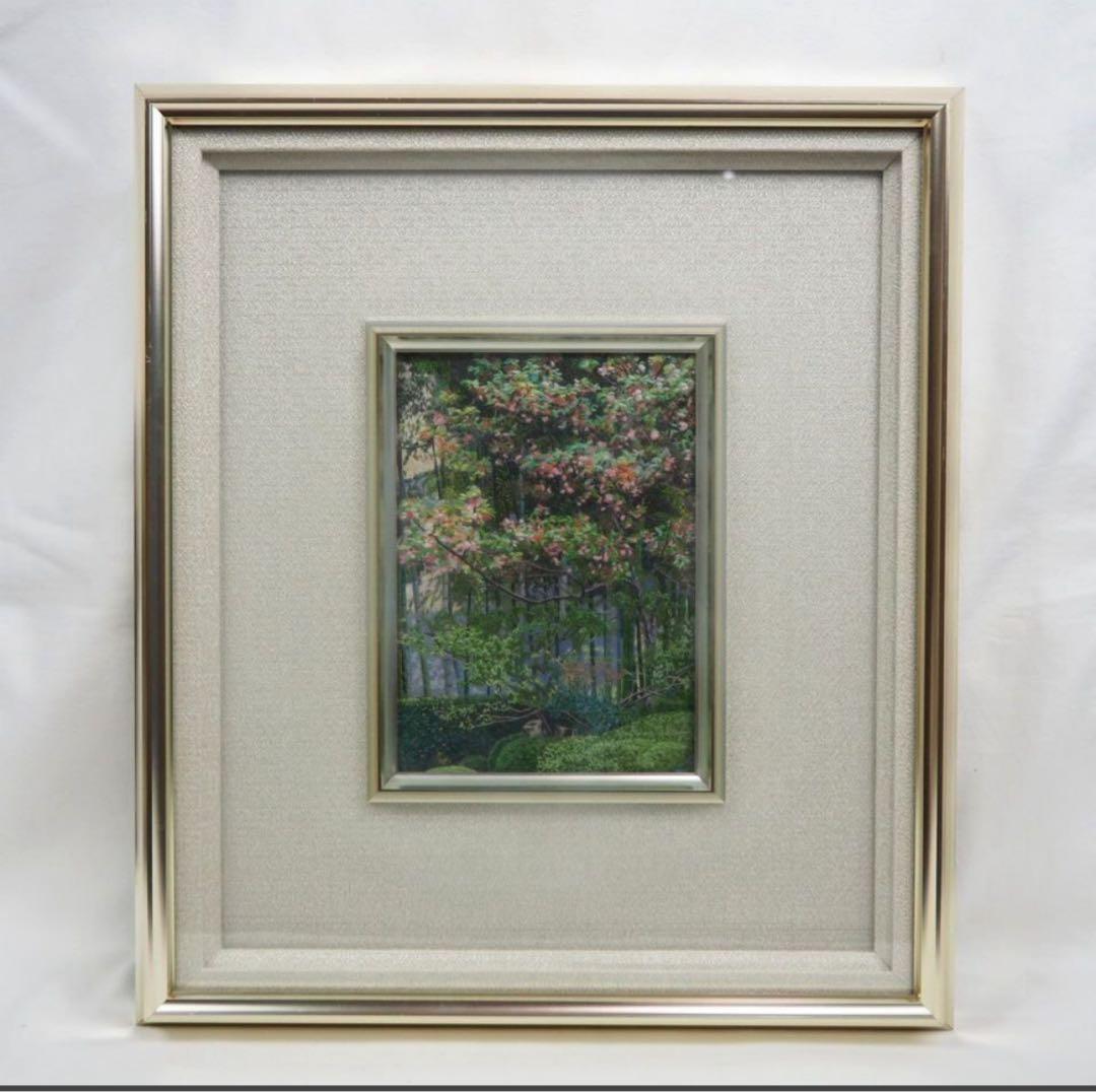 送料無料　優品刺繍額　39×34×4ｃｍ　時代物③