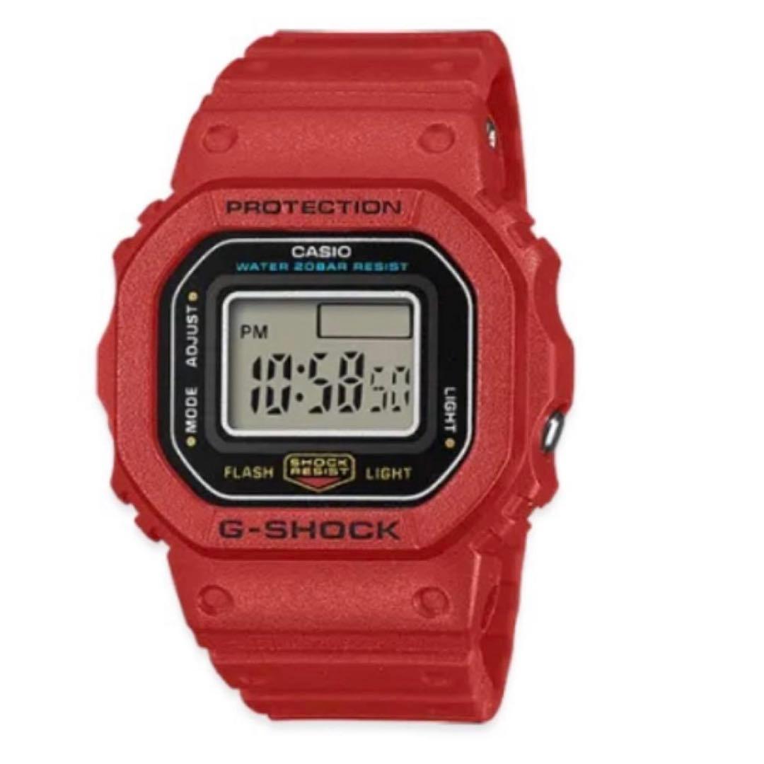 casio nano DWN-5600-4JR レッド　新品
