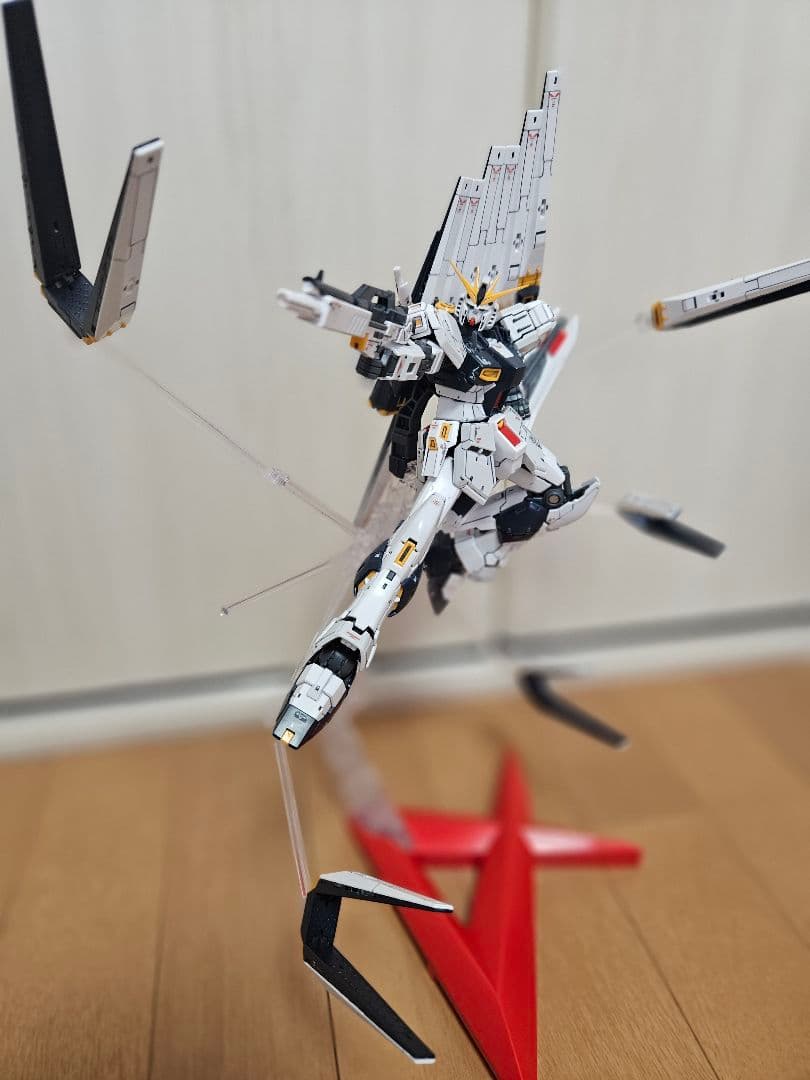 ガンプラ RG νガンダム プレバン ダブルフィンファンネル拡張ユニット