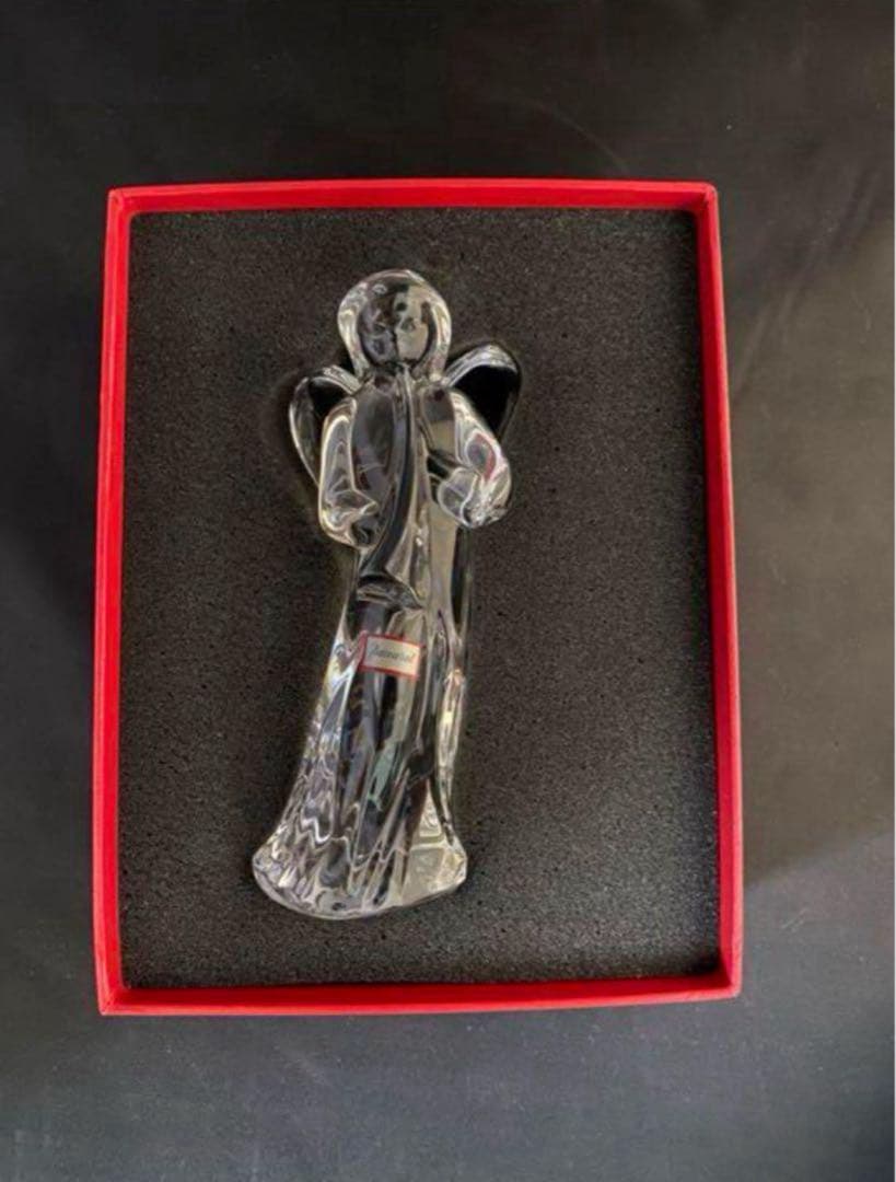 ざ*ー様 ❤️ Baccarat 笛を吹く　天使　オブジェ ❤️ クリスタル