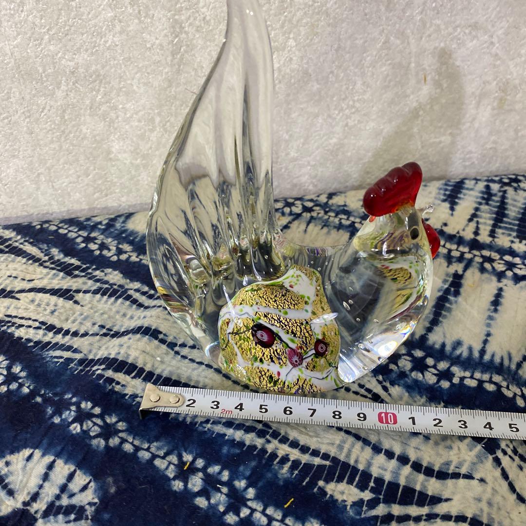 黒木国昭　ガラス　硝子　鶏