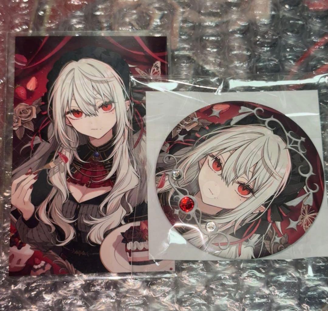 にじさんじ 葛葉 サーニャ チェキ風カード 缶バッジ 3