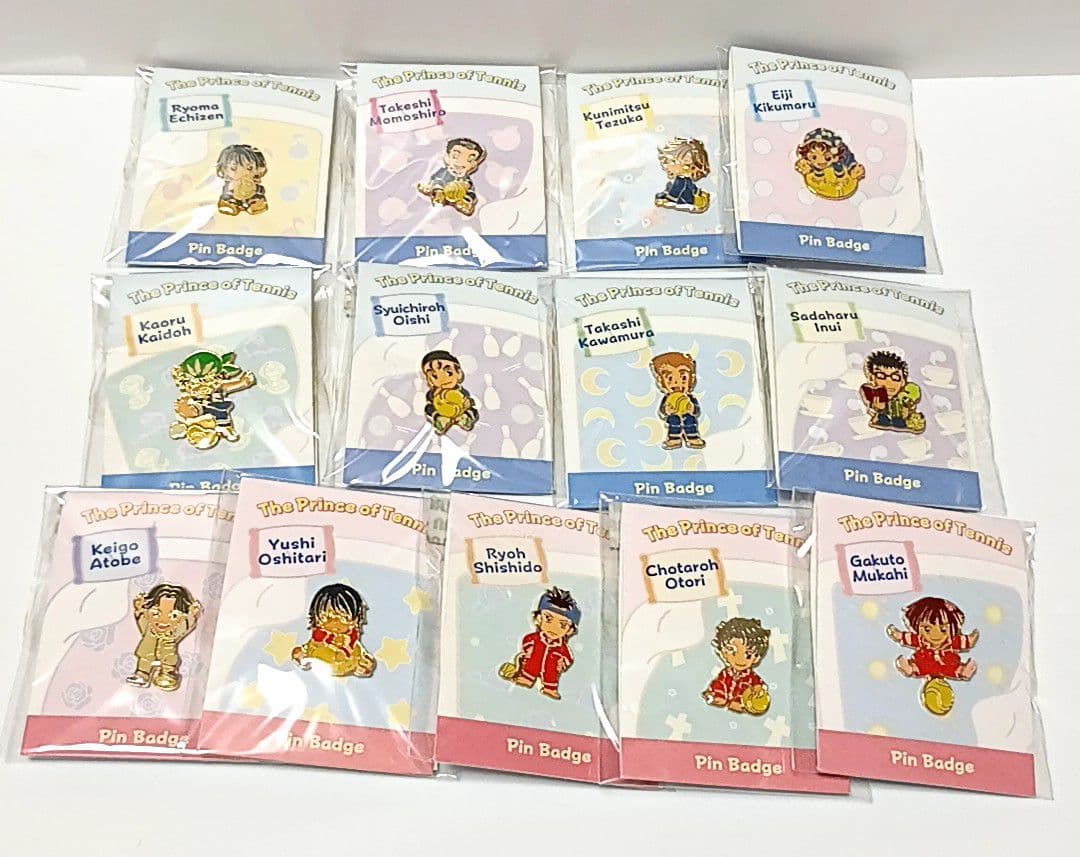 テニスの王子様　パジャマ　ピンバッジ　13点セット
