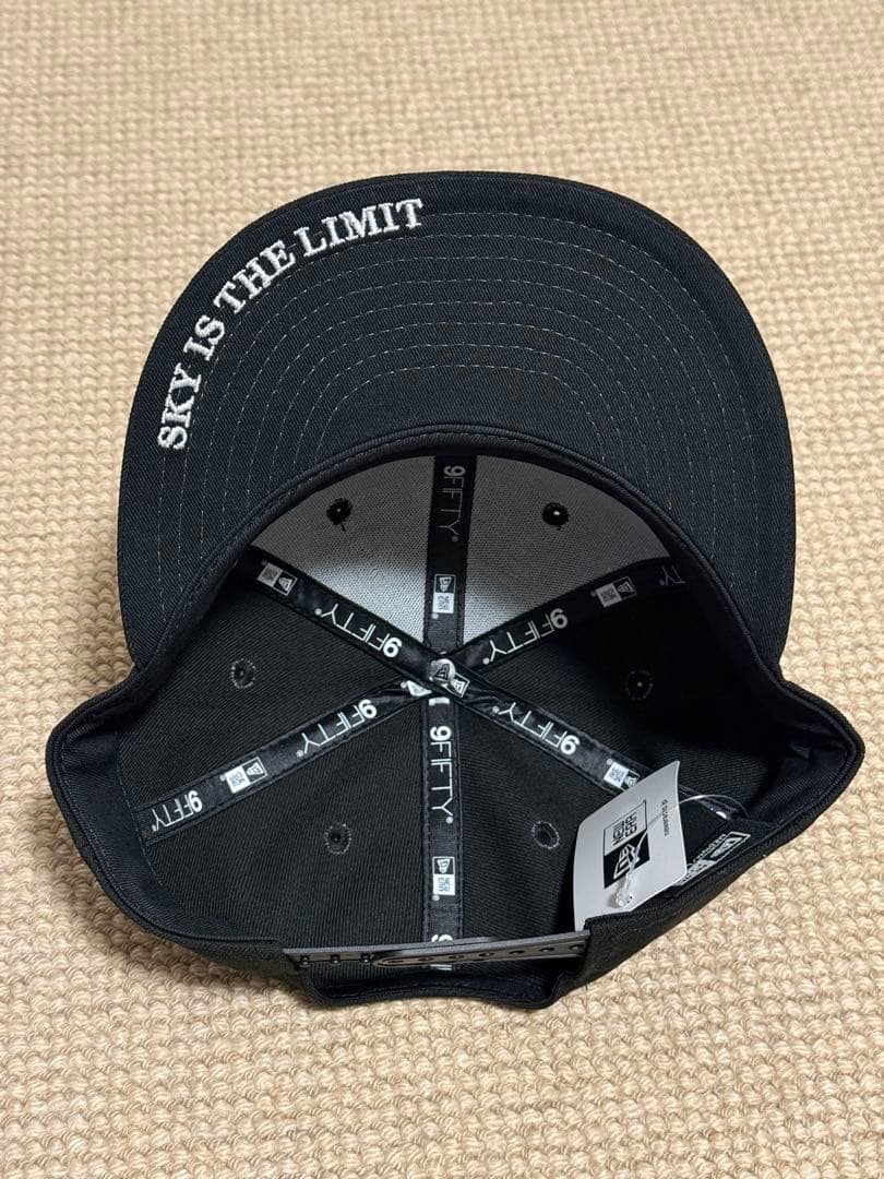 会場限定品！　中谷潤人×New Era コラボ9FIFTY ブラックキャップ