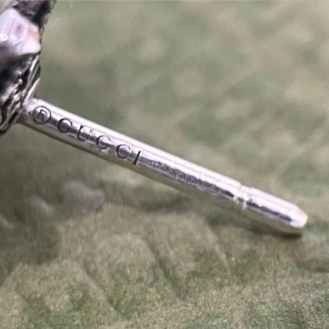 本日最終【極美品】グッチ　フラワーモチーフピアス片耳　925 メンズ/レディース