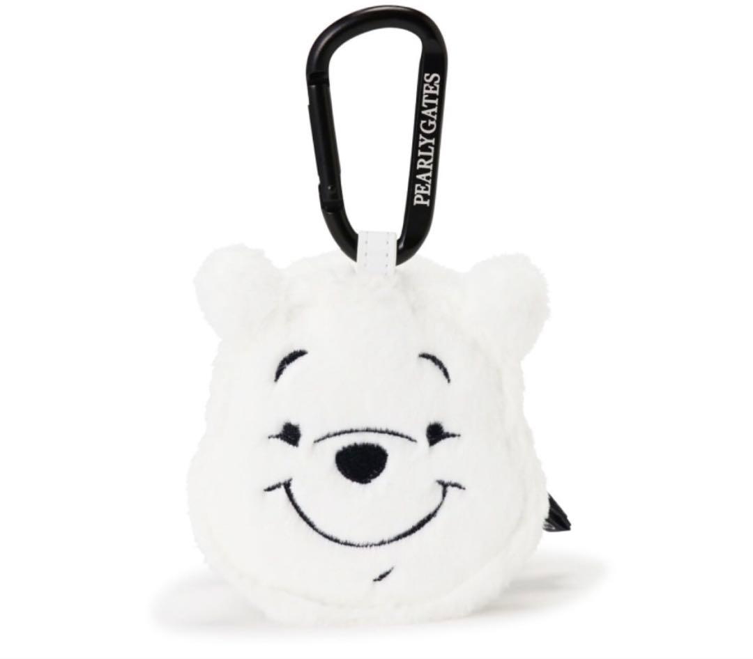 新品 未使用 PEARLY GATES プーさんフェイクファーボールポーチ