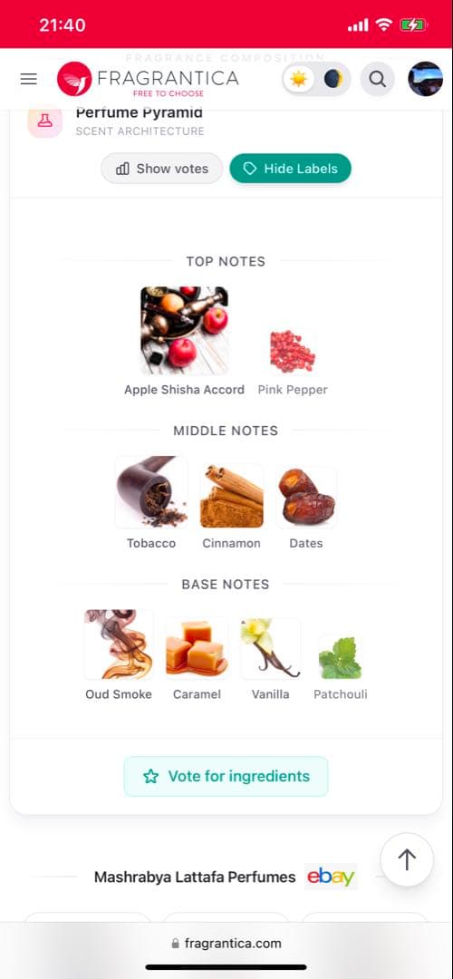 香水(男性用) Lattafa Mashrabya