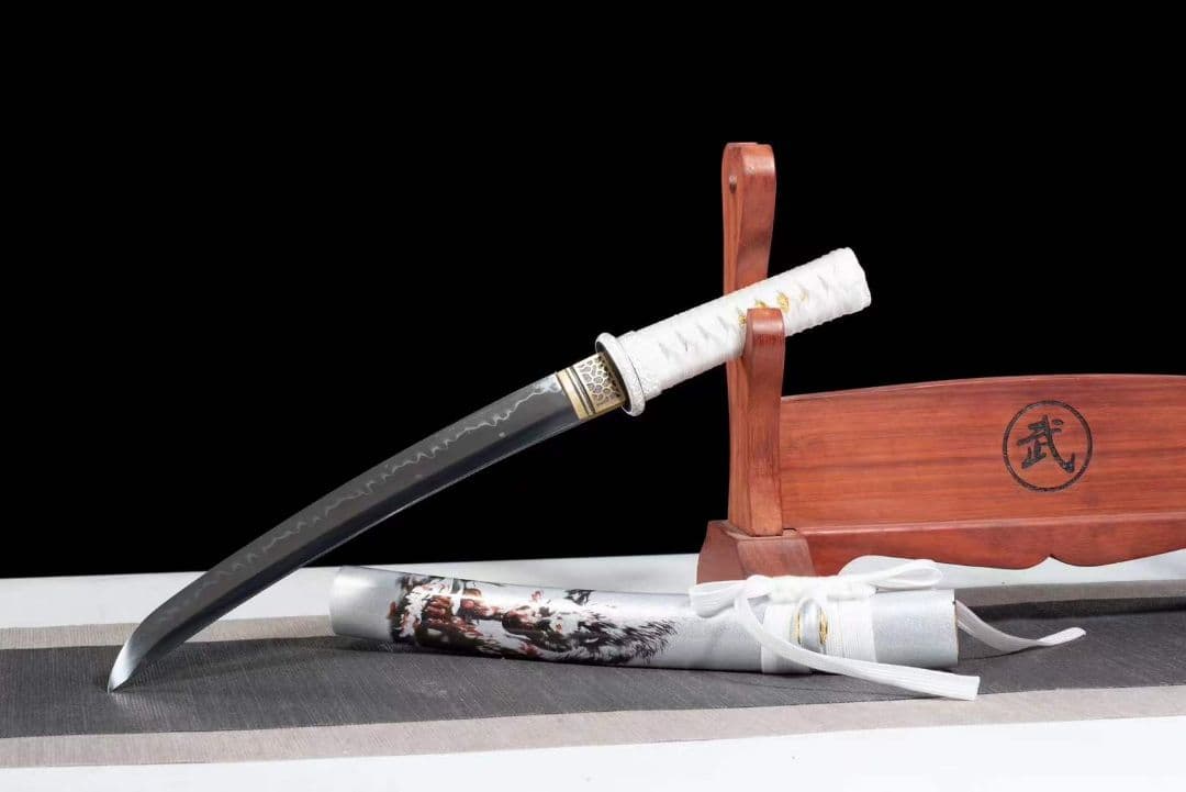 『ブラッドウルフ』武具　刀装具　日本刀　模造刀 居合刀 肋差   短刀