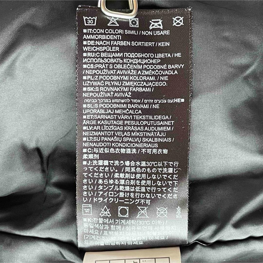 5481【美品】バートン　ジャケット メンズ 中綿入り 無地 黒 サーモライト