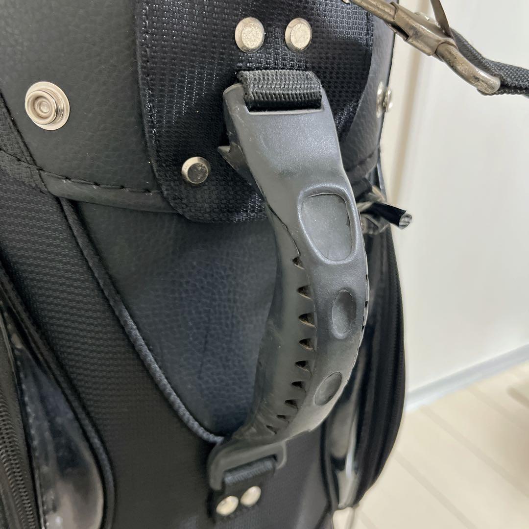 adidas アディダス キャディバッグ ゴルフ ブラック ヘッドカバー付き