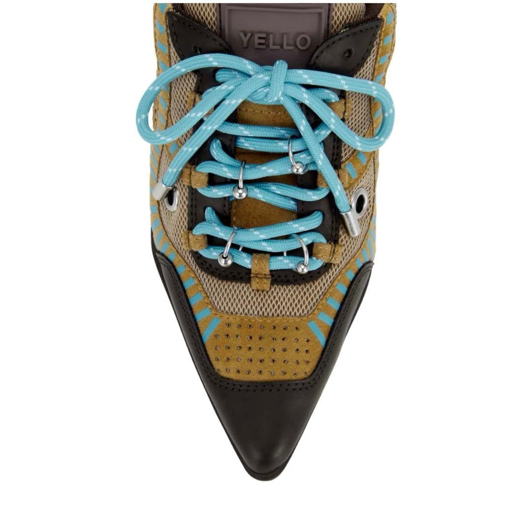 靴 yello BLUE BAYOU SNEAKER MULES