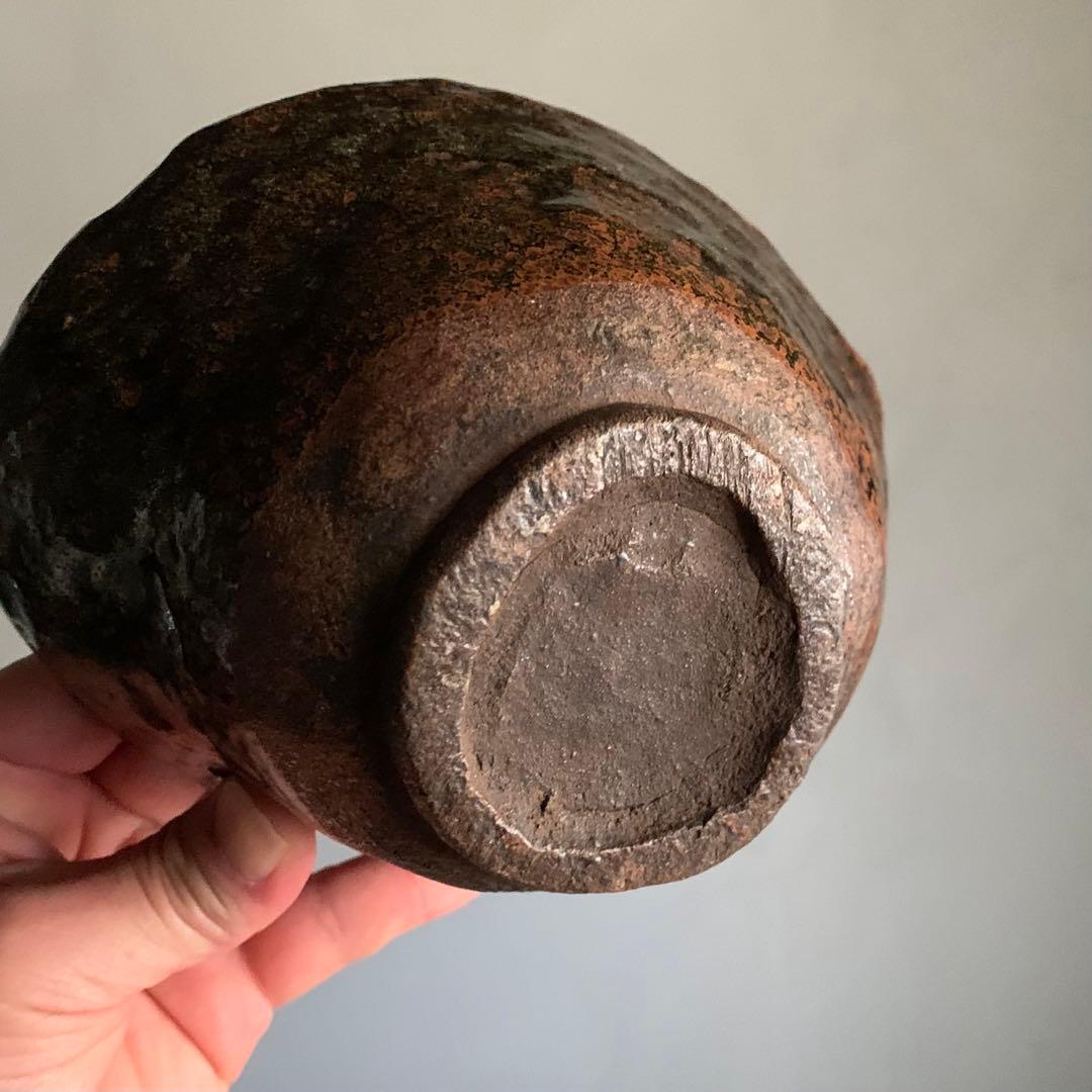 古丹波 蓮葉形 茶碗 鉢 茶道具 古美術 茶碗 古道具 アンティーク 丹波焼