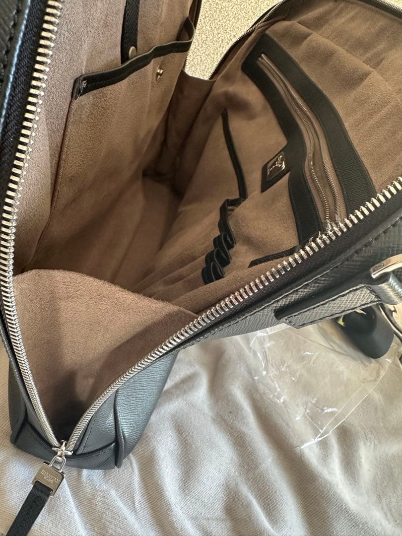 SERAPIAN スリムブリーフケース ブラック