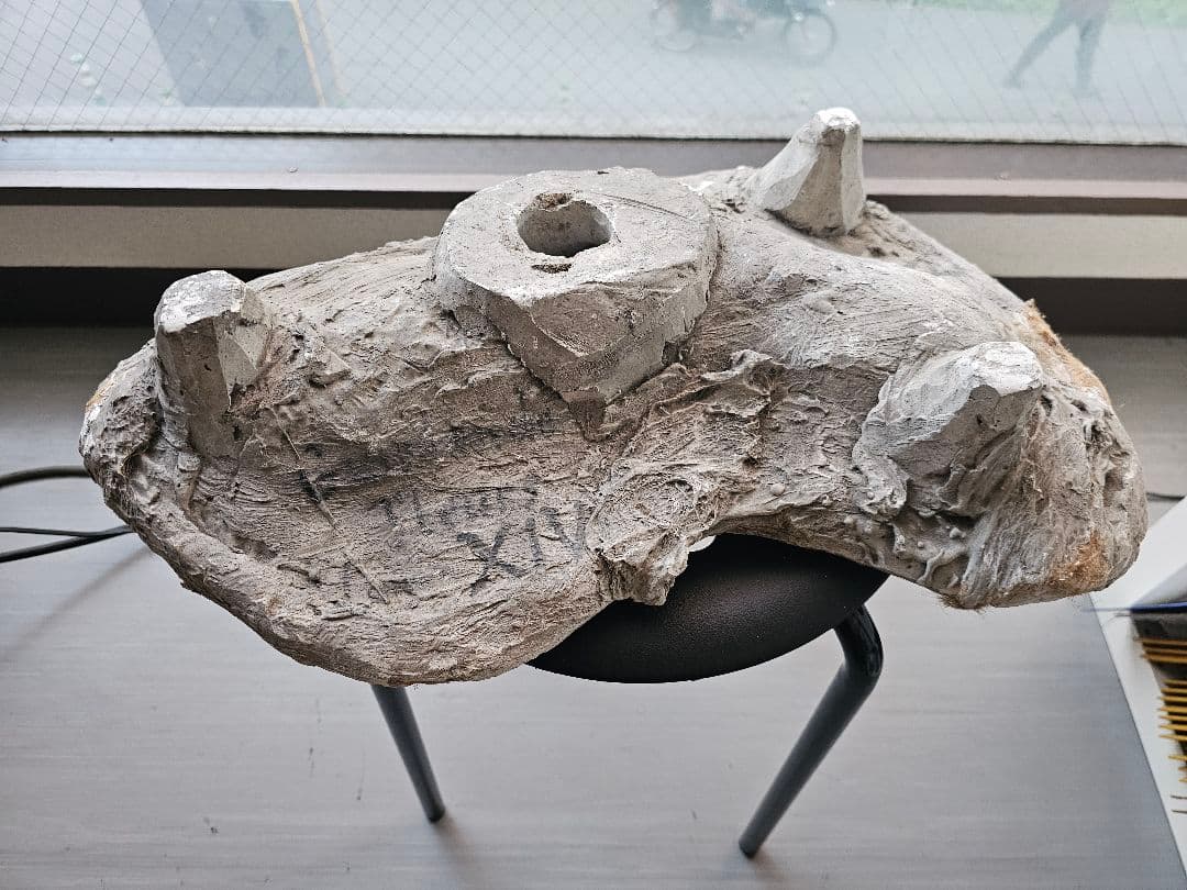 フランスの石膏型の蓋部分 アンティーク ヴィンテージ オブジェ シャビー