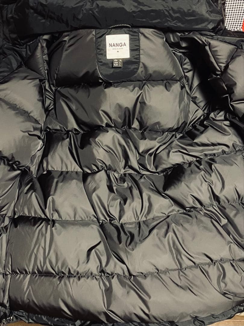 NANGA ナンガオーロラダウンジャケット XL ブラック[日本製]