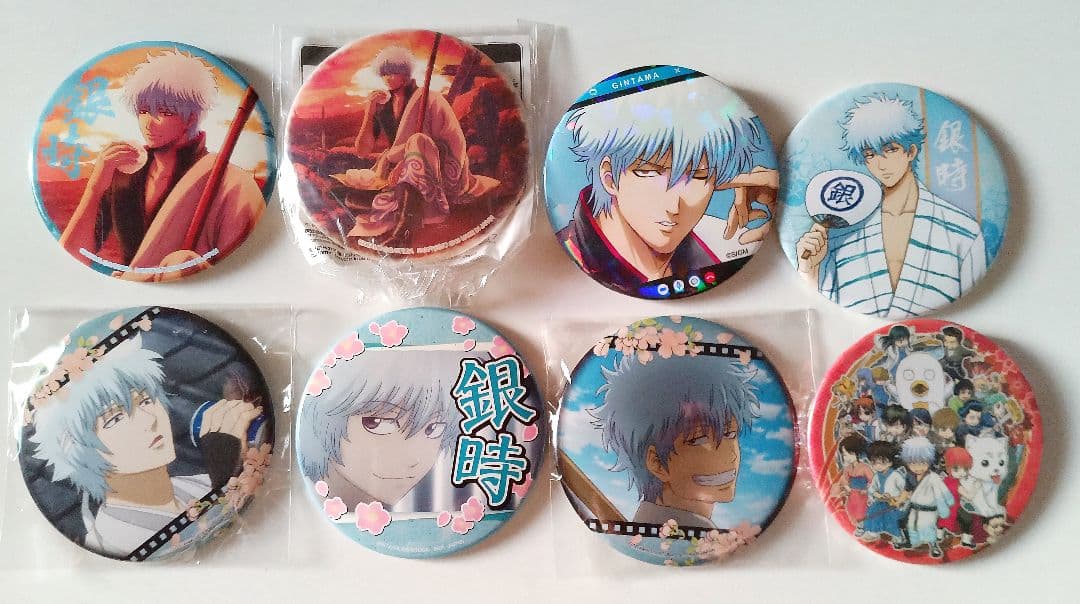 銀魂　坂田銀時　缶バッジ