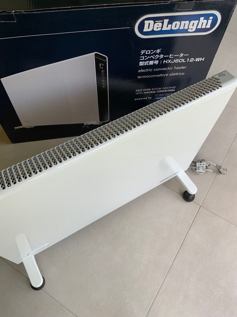 【直接受取限定】デロンギ　HXJ60L 12-WH コンベクターヒーター
