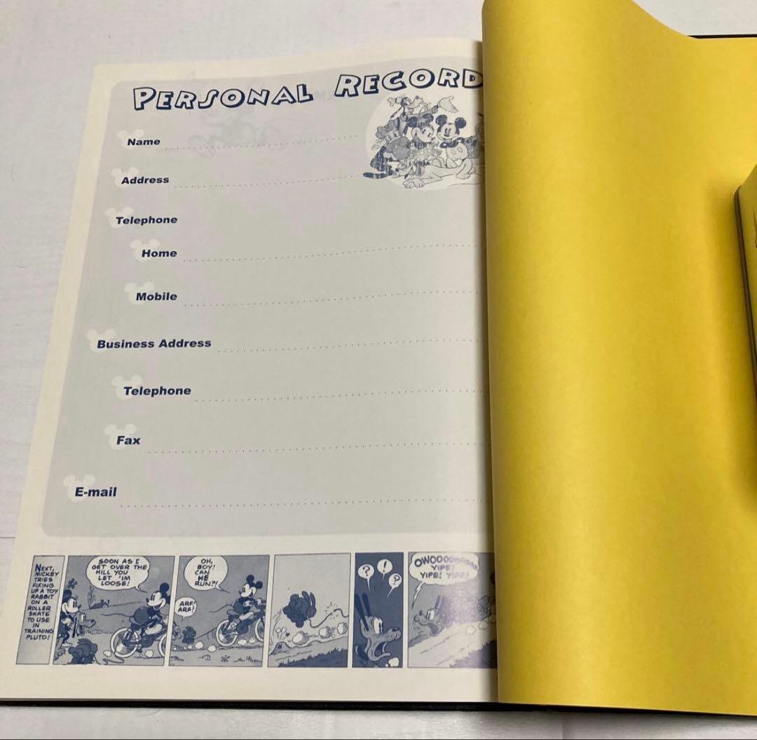 ディズニー　１０年　日記　ミッキーマウス