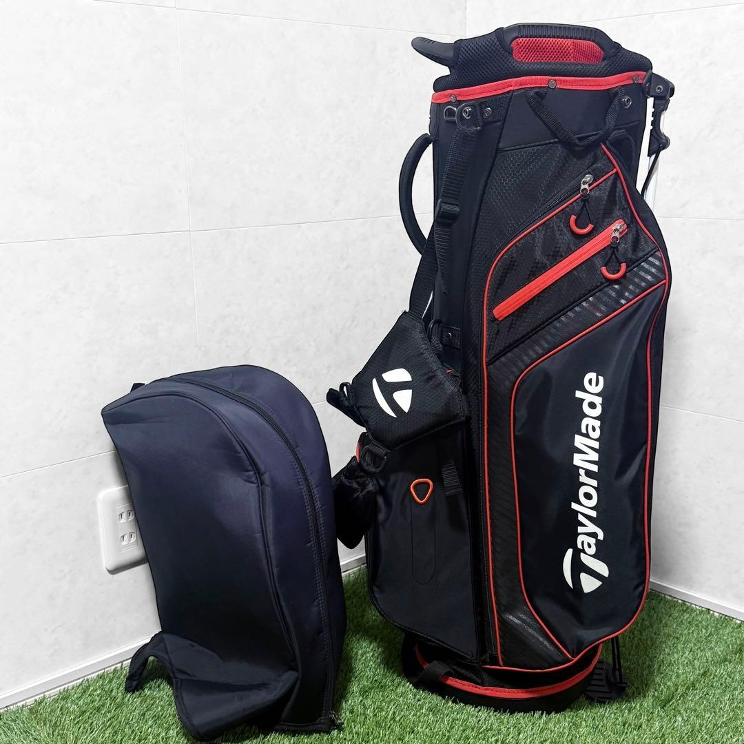 TaylorMade キャディバッグ ブラック/レッド