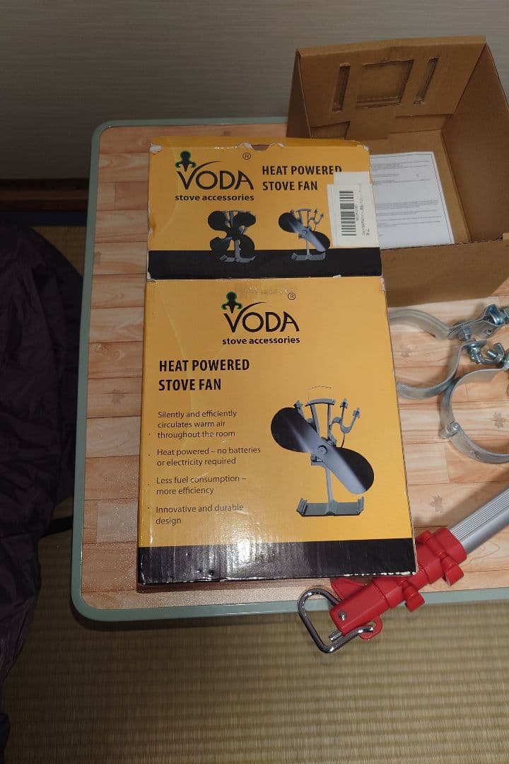 マウントスミ オーラ系用 新品と中古煙突色々と水タンクとストーブファン他