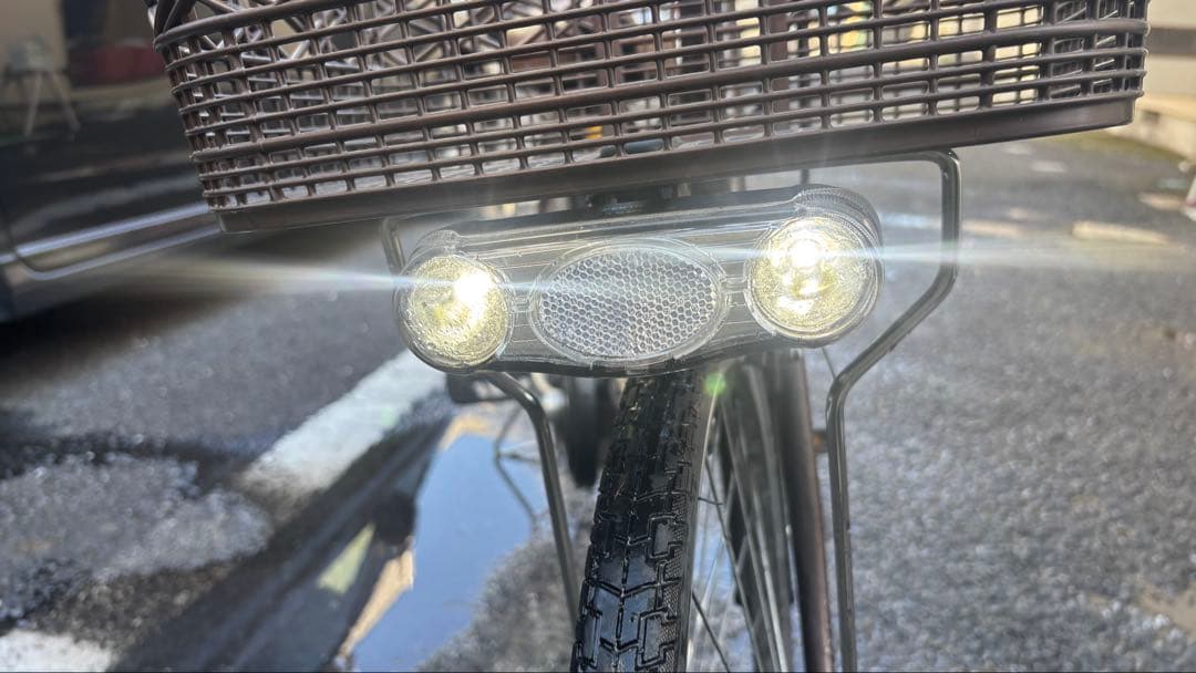 Panasonic 電動アシスト自転車 ブラウン 2バスケット