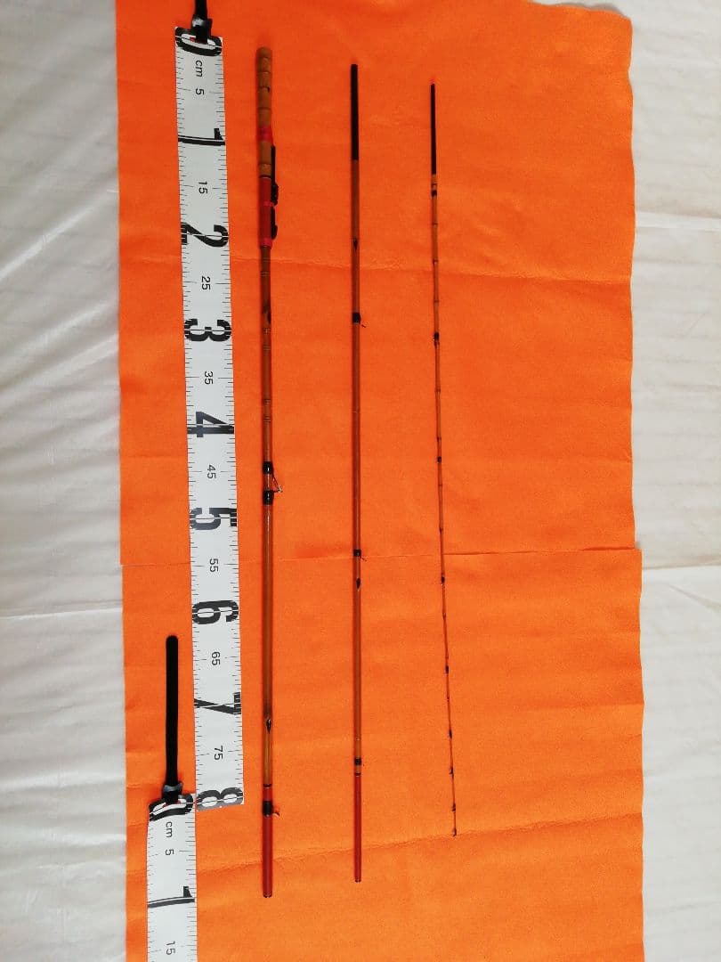和竿　ハゼ竿　竹竿　2.5m ほぼ未使用品
